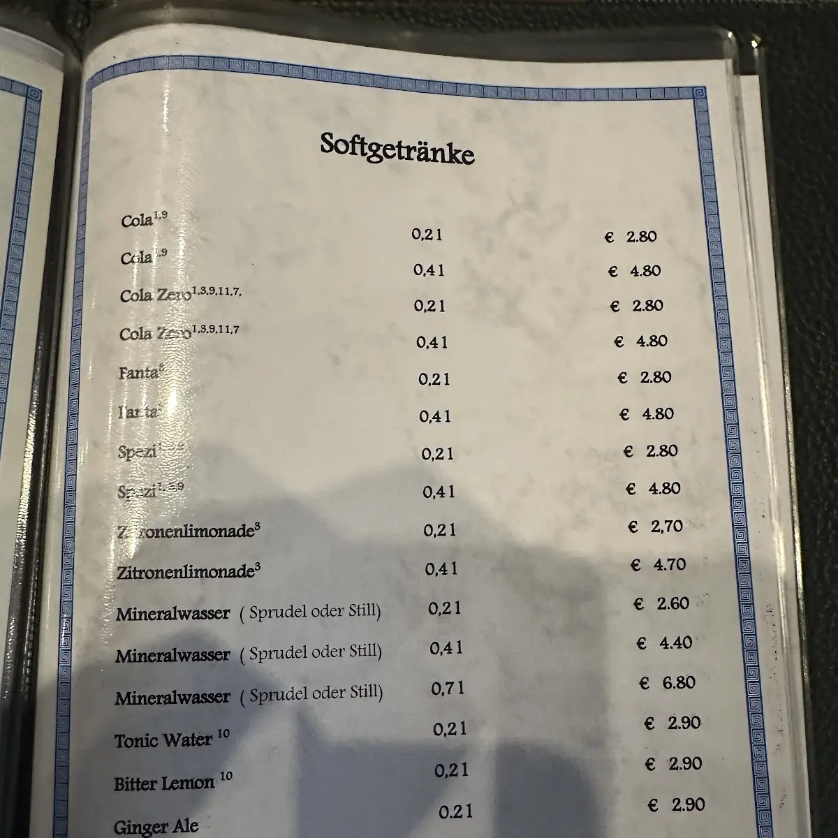 Speisekarte photo 5