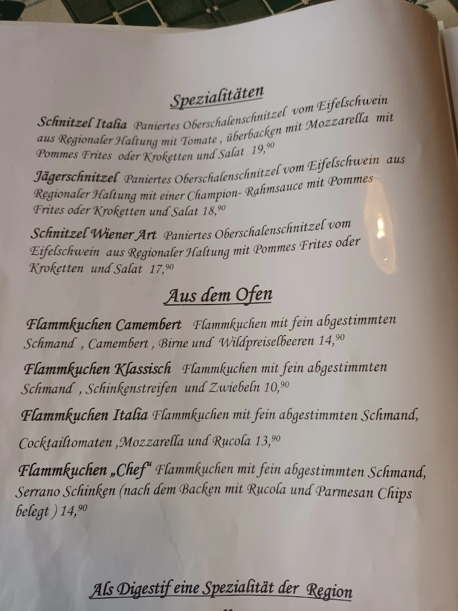 Speisekarte photo 1