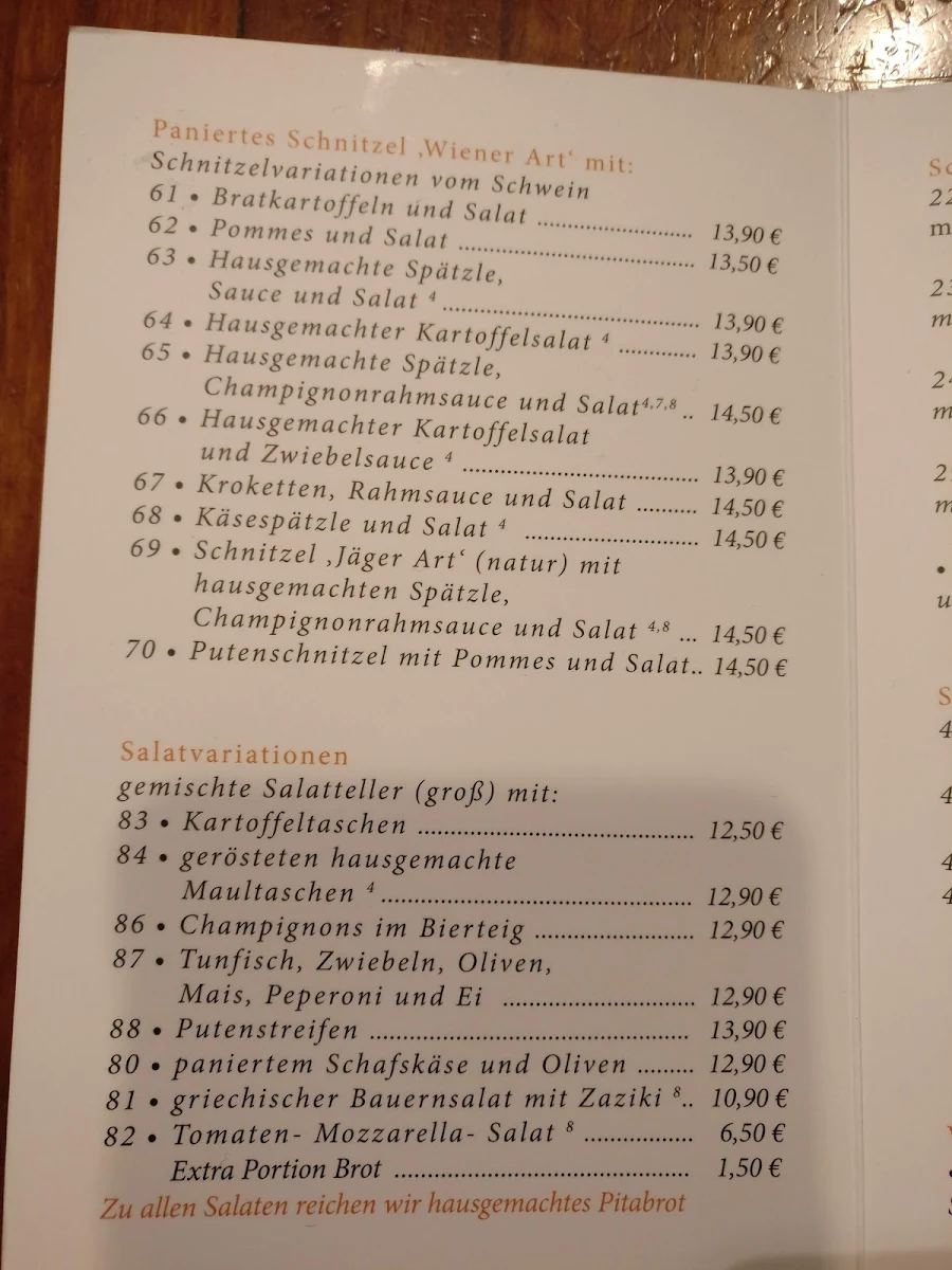 Speisekarte photo 8