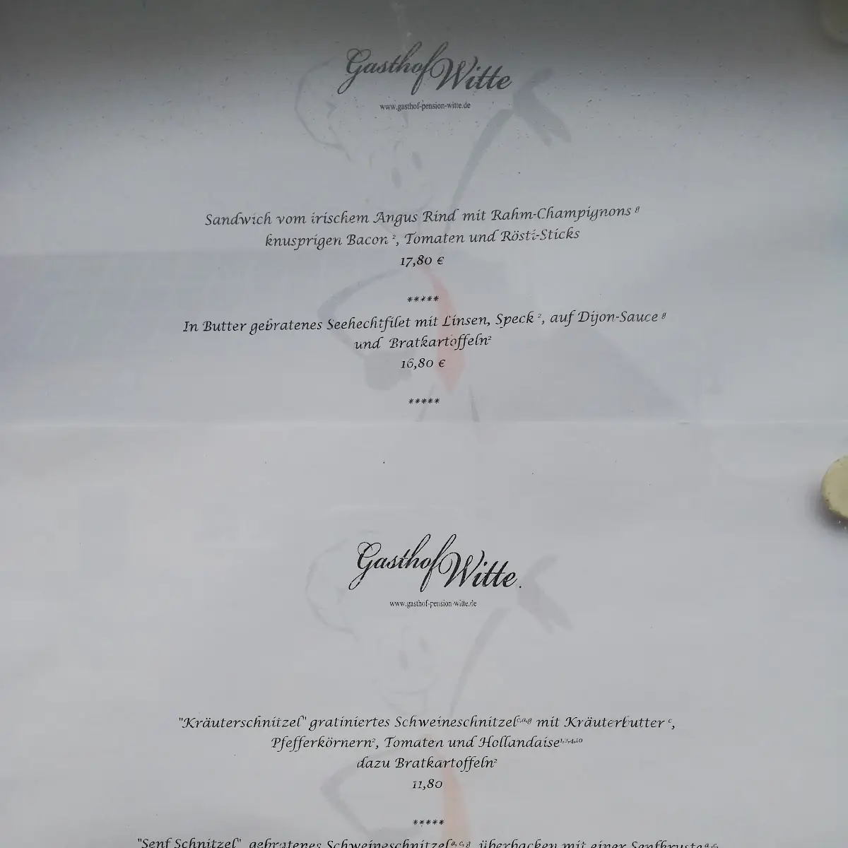 Speisekarte photo 3