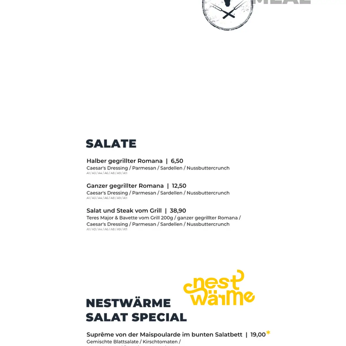 Speisekarte, Plaza Grill - Restaurant & Lounge