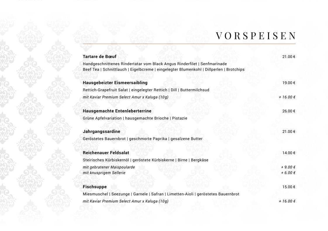 Speisekarte photo 3