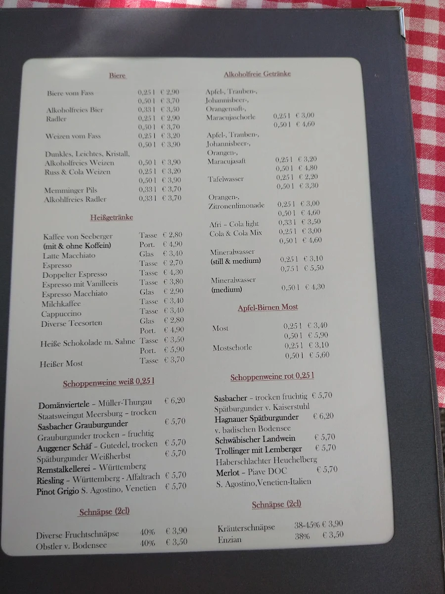 Speisekarte photo 4