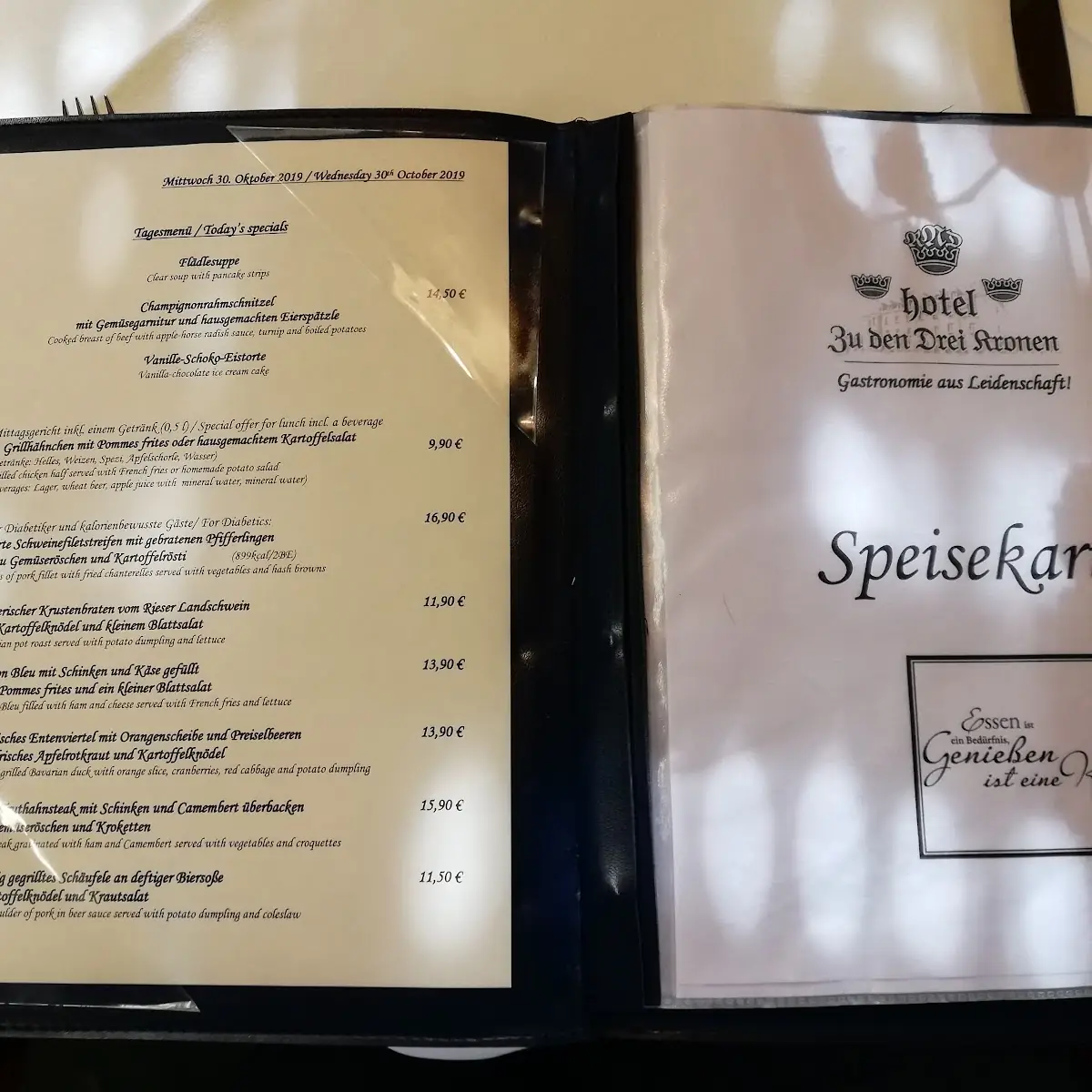 Speisekarte photo 1