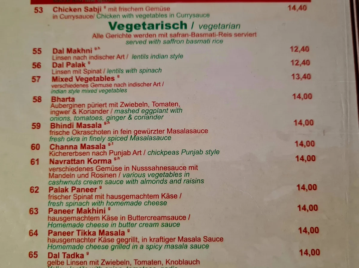Speisekarte photo 9