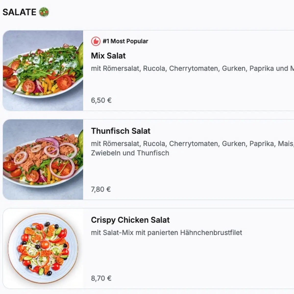 Speisekarte photo 1