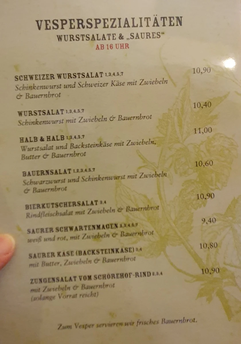 Speisekarte photo 2