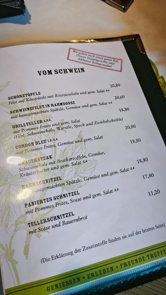Speisekarte photo 3