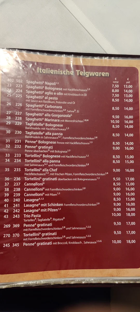 Speisekarte photo 2