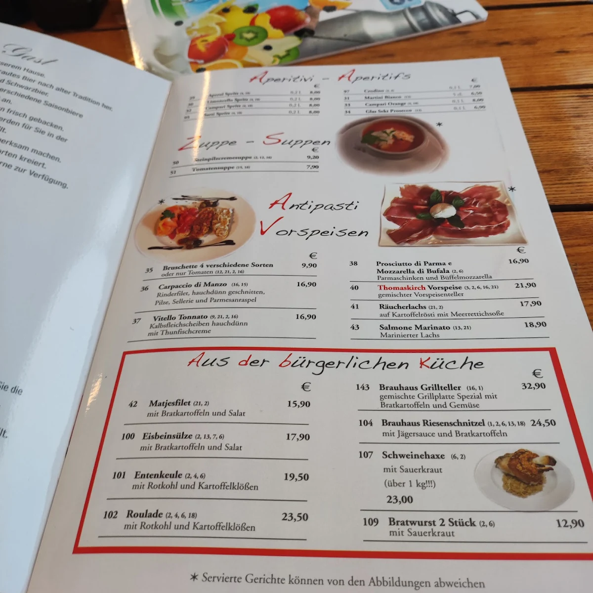 Speisekarte photo 8