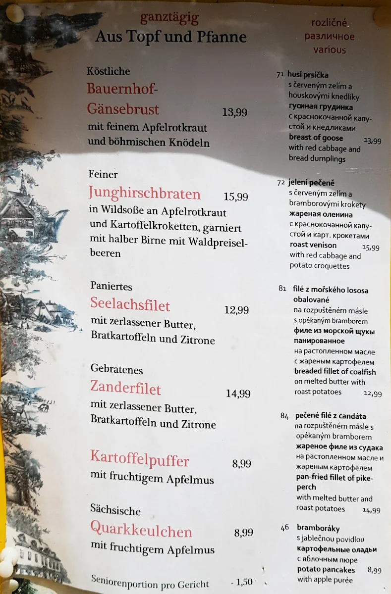 Speisekarte photo 2