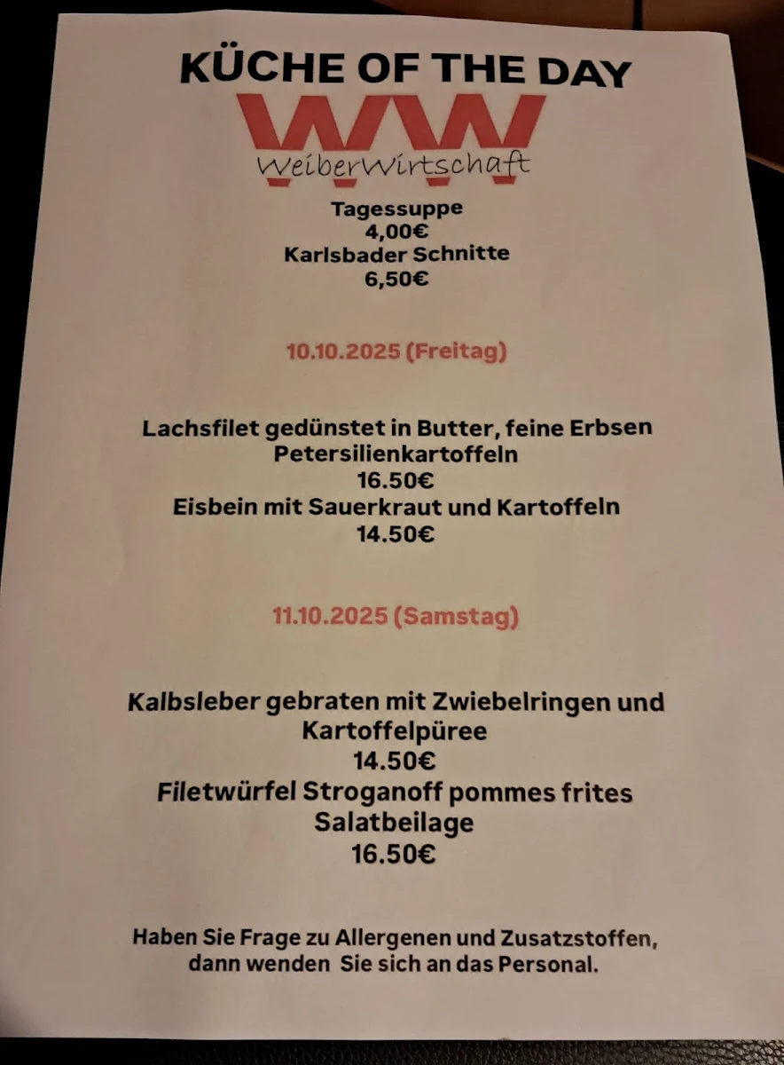 Speisekarte photo 2