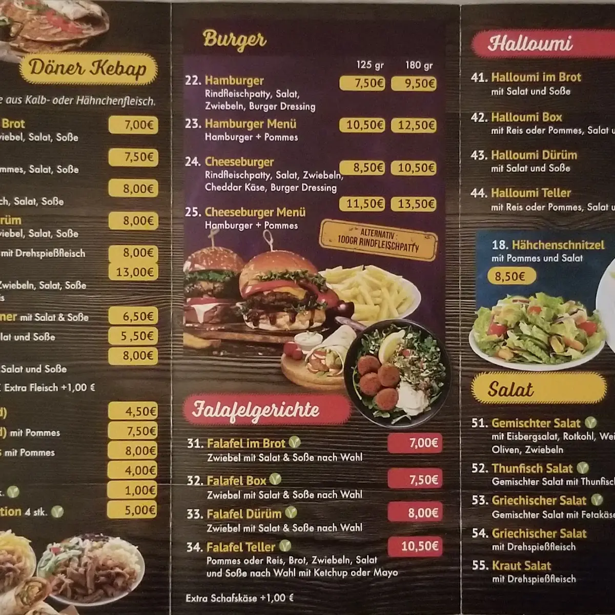 Speisekarte photo 2