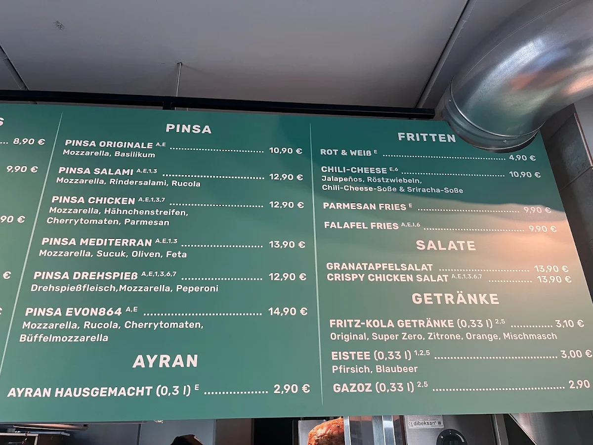 Speisekarte, EVON864 | Authentic Kebab Taste