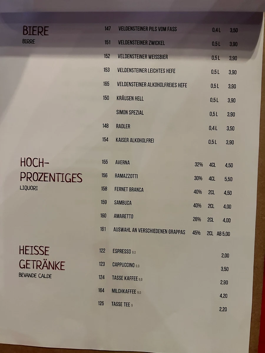 Speisekarte photo 6