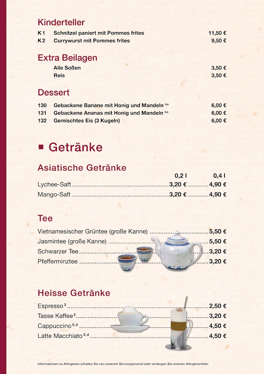 Speisekarte photo 5