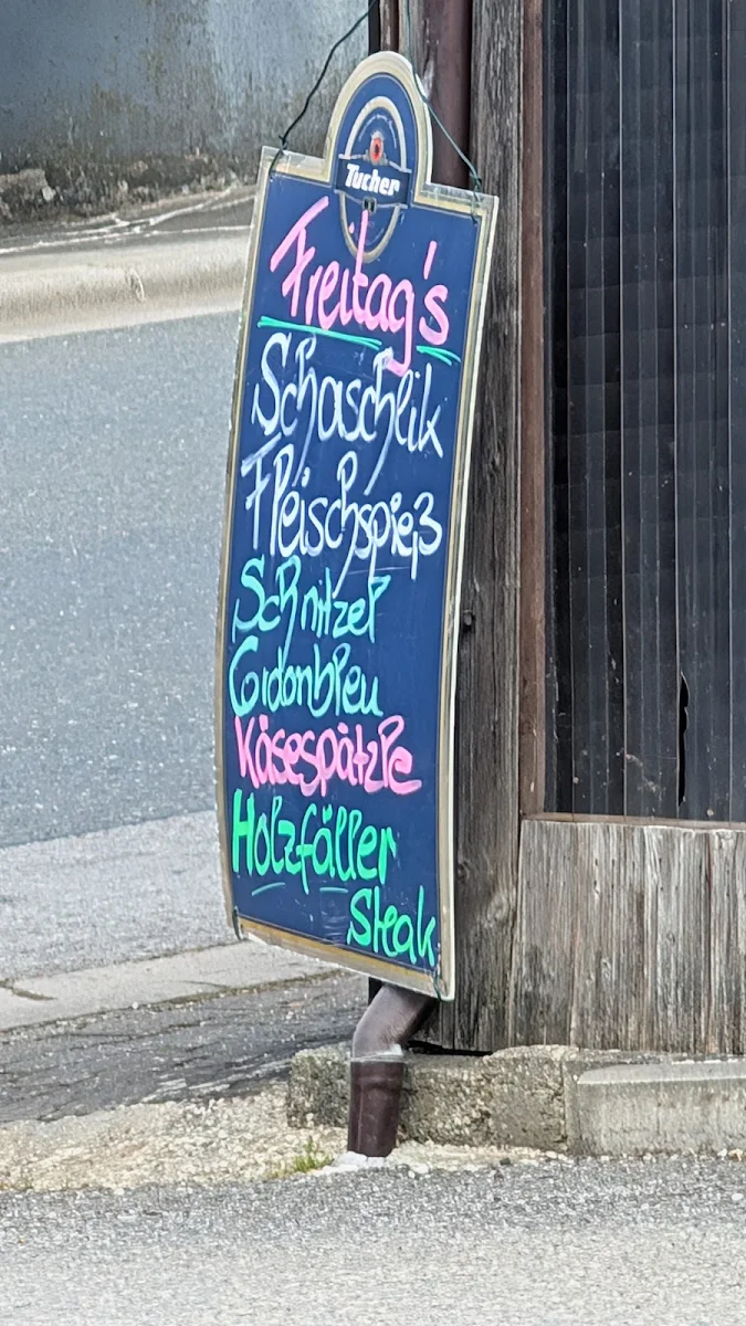 Speisekarte, Gasthaus zum Schellenberg