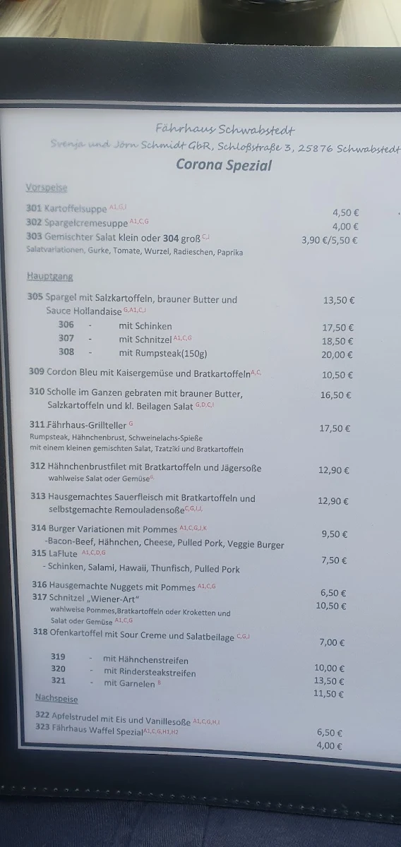 Speisekarte photo 2