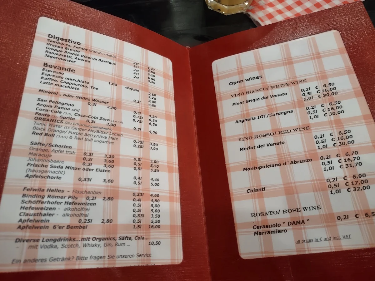 Speisekarte, Das Leben Ist Schön