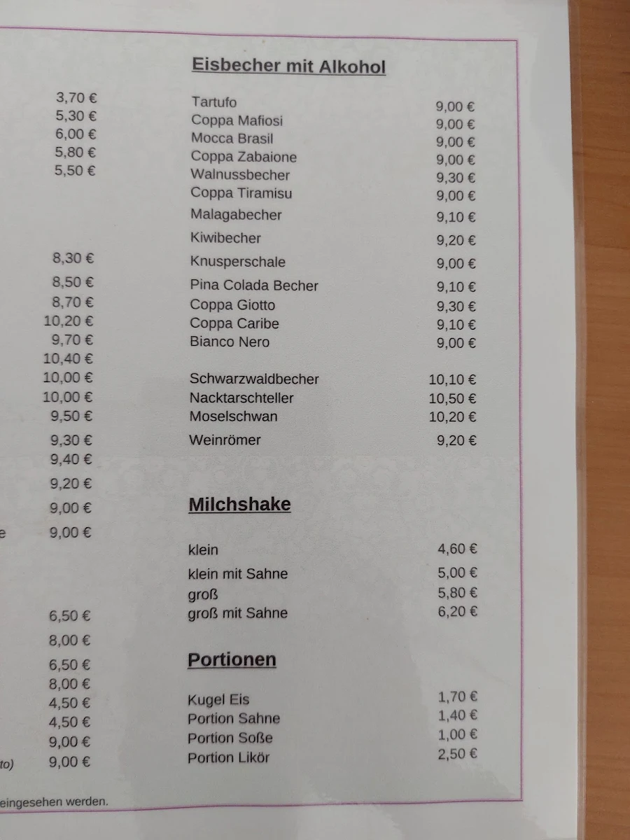 Speisekarte photo 2