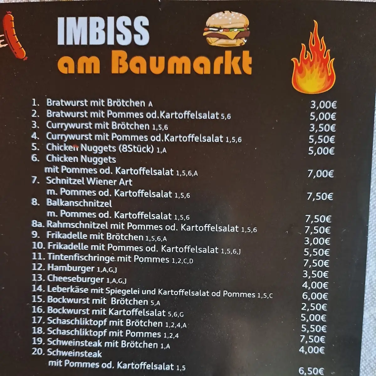 Speisekarte photo 2