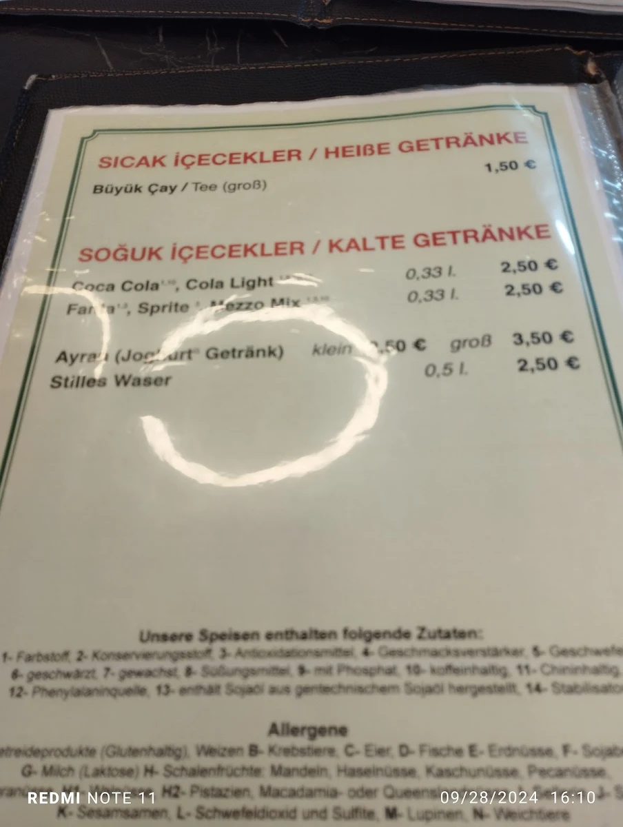 Speisekarte photo 5