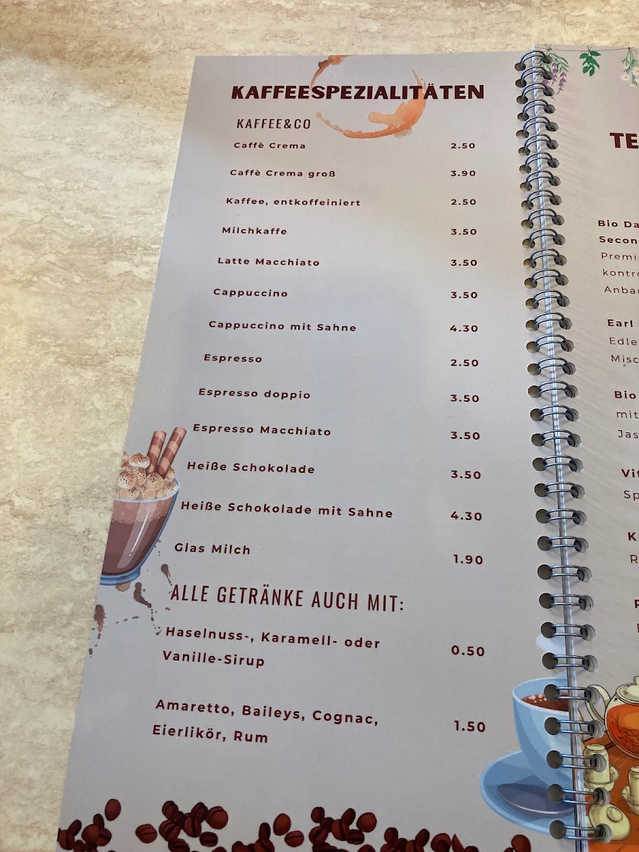Speisekarte, Eiscafé Florenz Leipzig