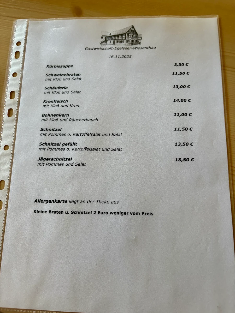 Speisekarte photo 1