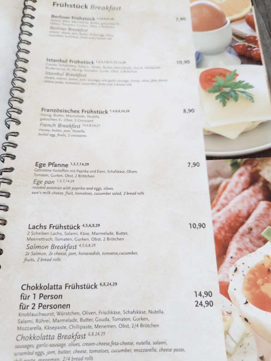 Speisekarte photo 3