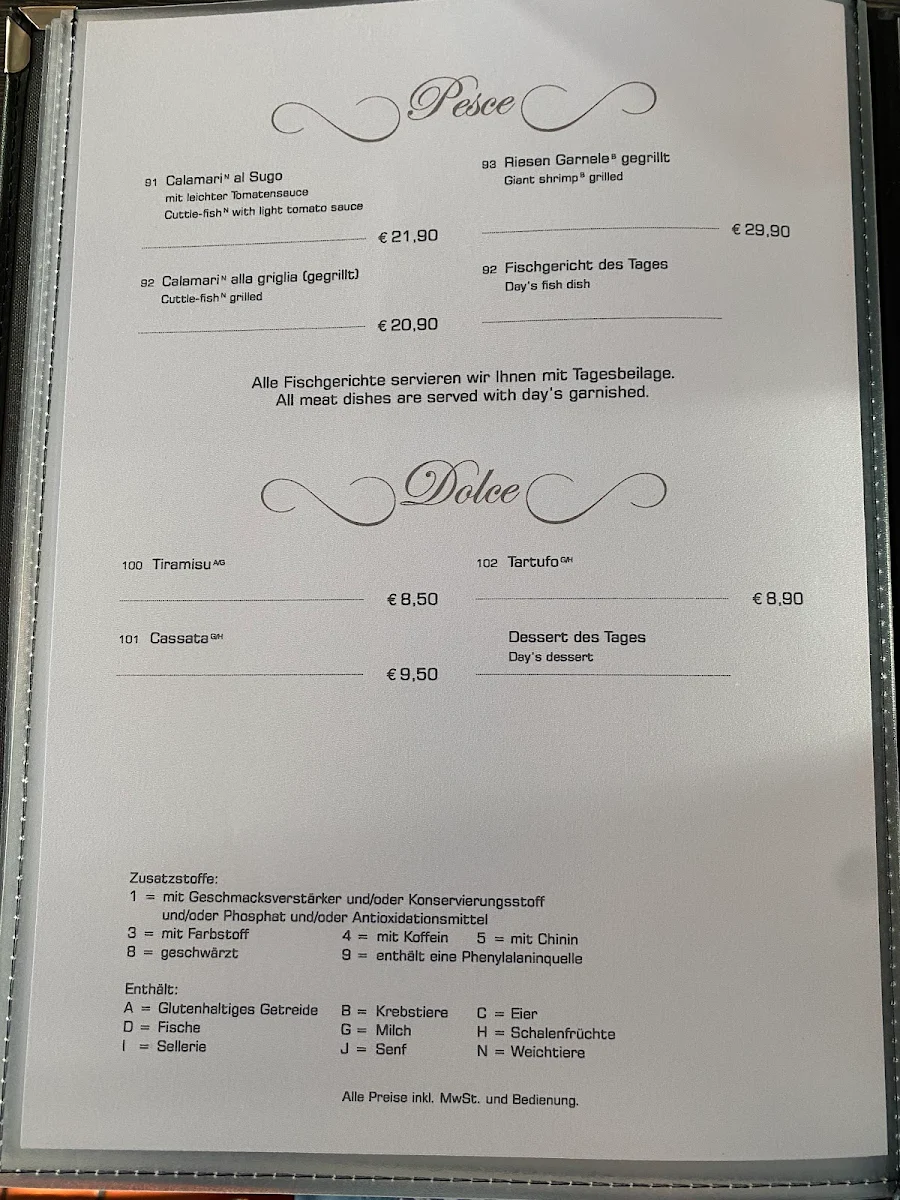Speisekarte photo 2
