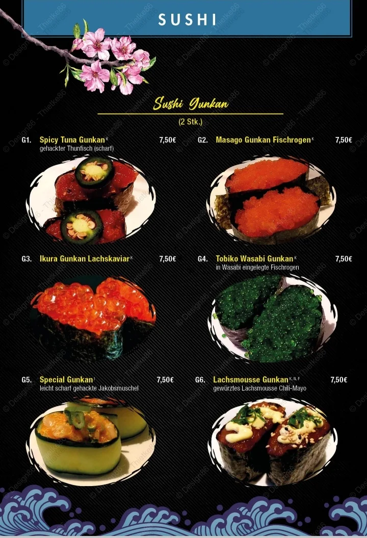 Speisekarte, Koyaa Viernheim - Asian Fusion & Sushibar