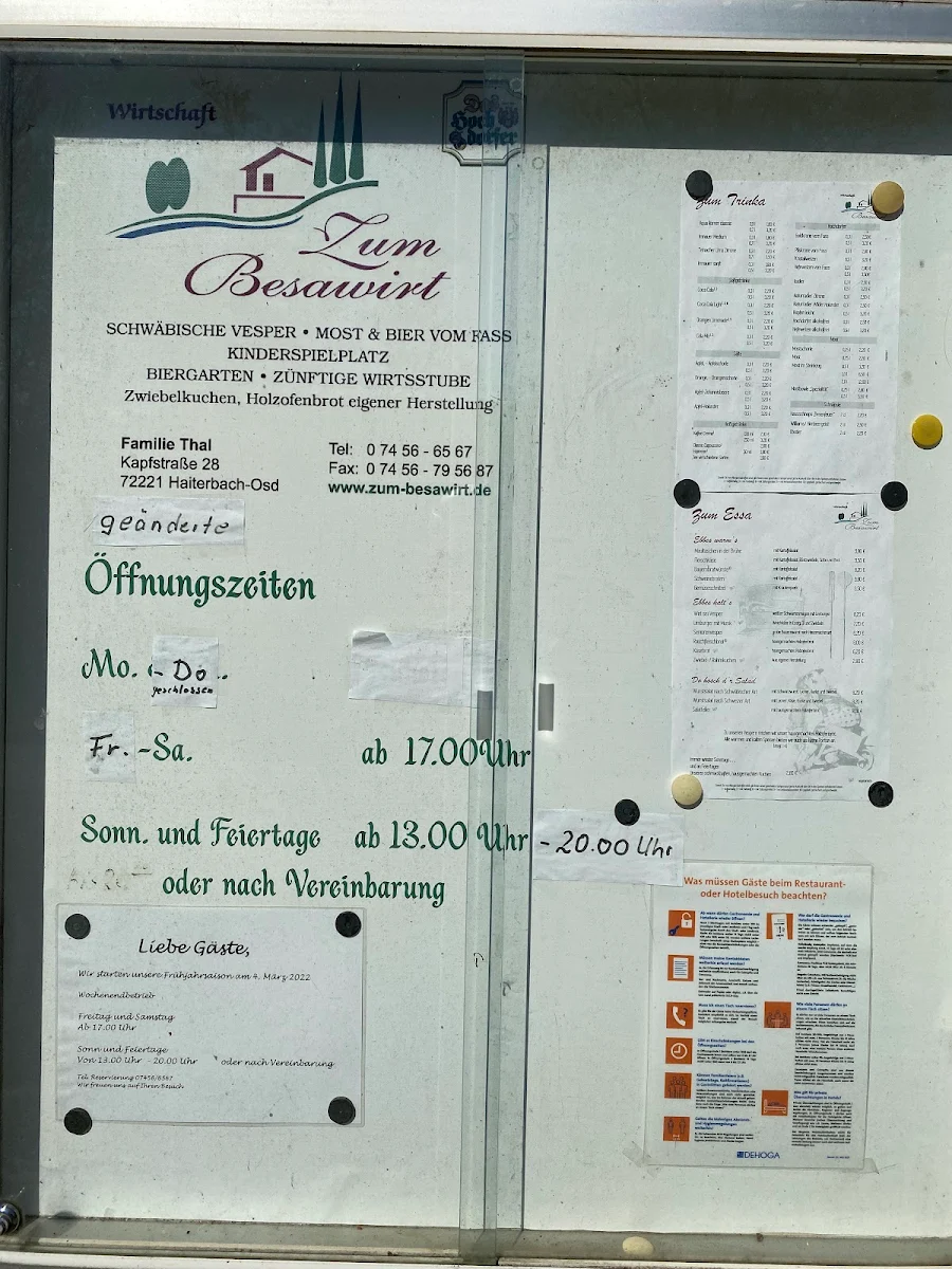 Speisekarte photo 1