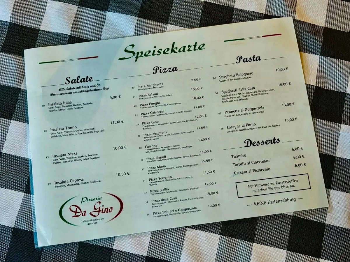 Speisekarte photo 1