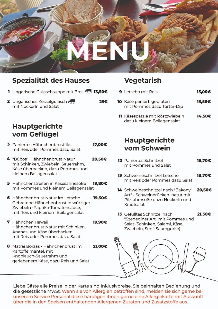 Speisekarte photo 1