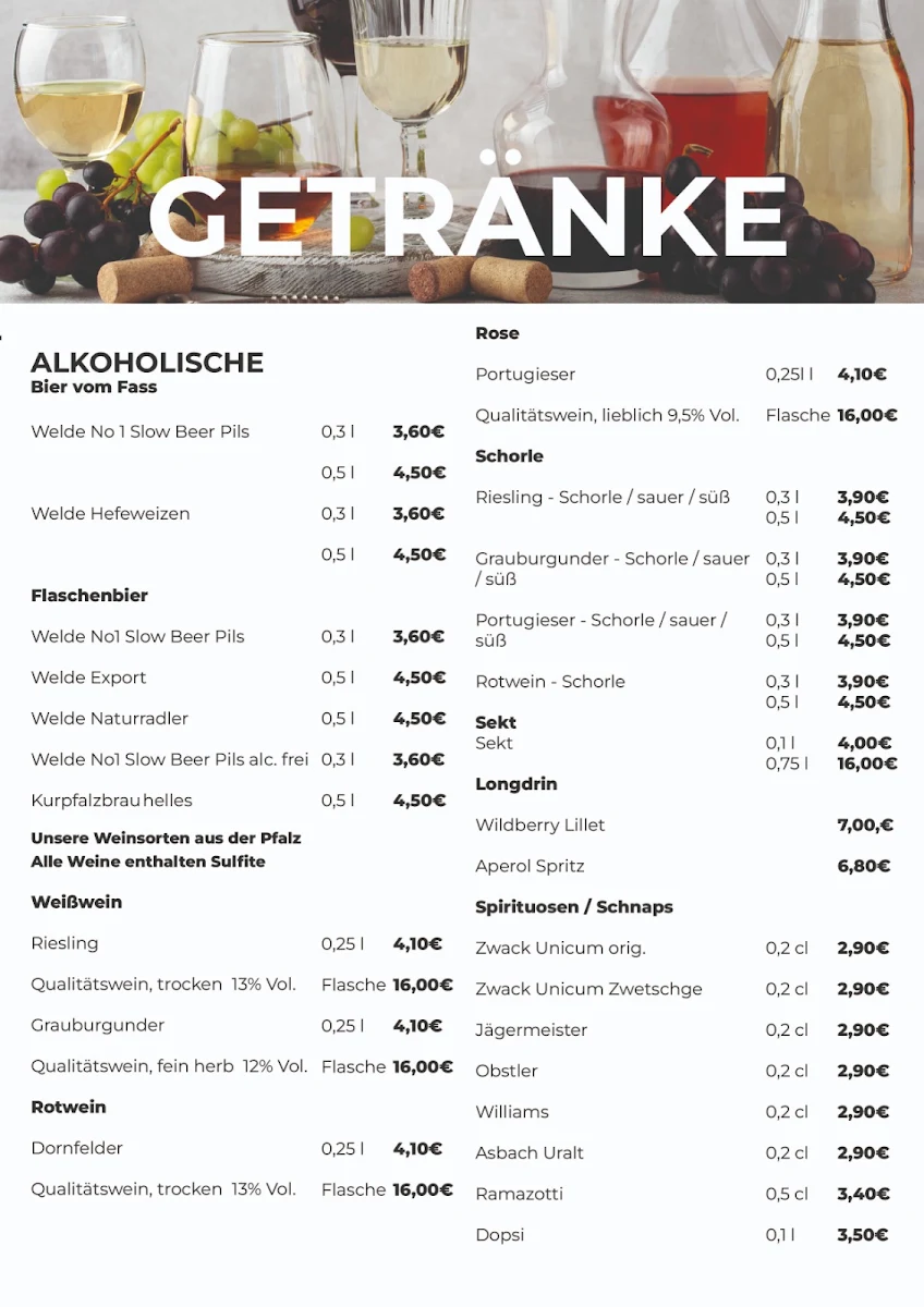 Speisekarte photo 3