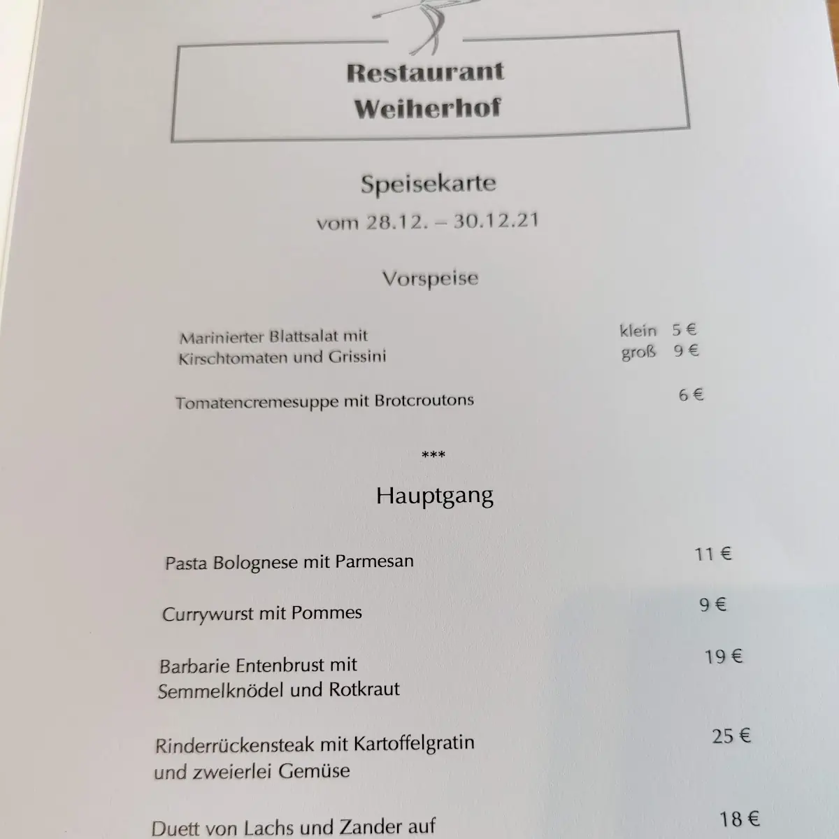 Speisekarte photo 1