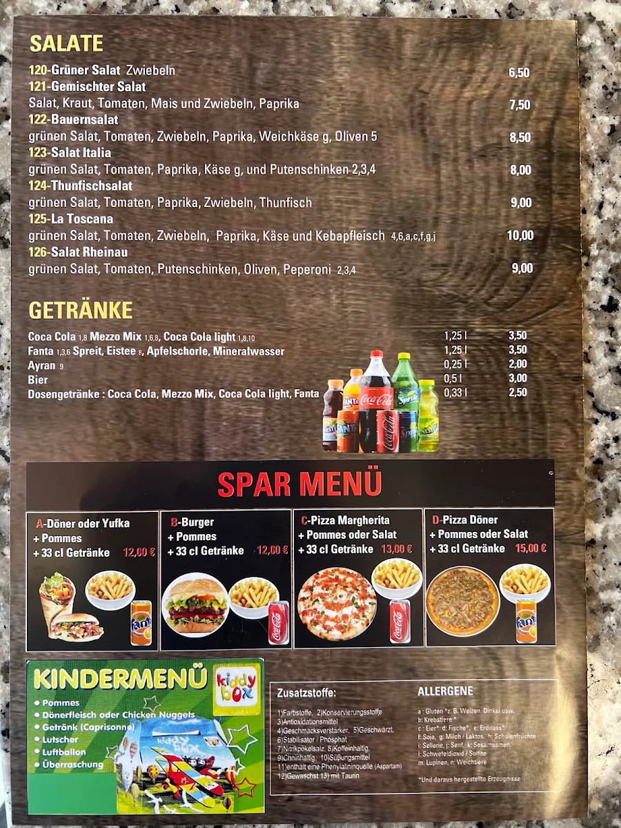 Speisekarte photo 2