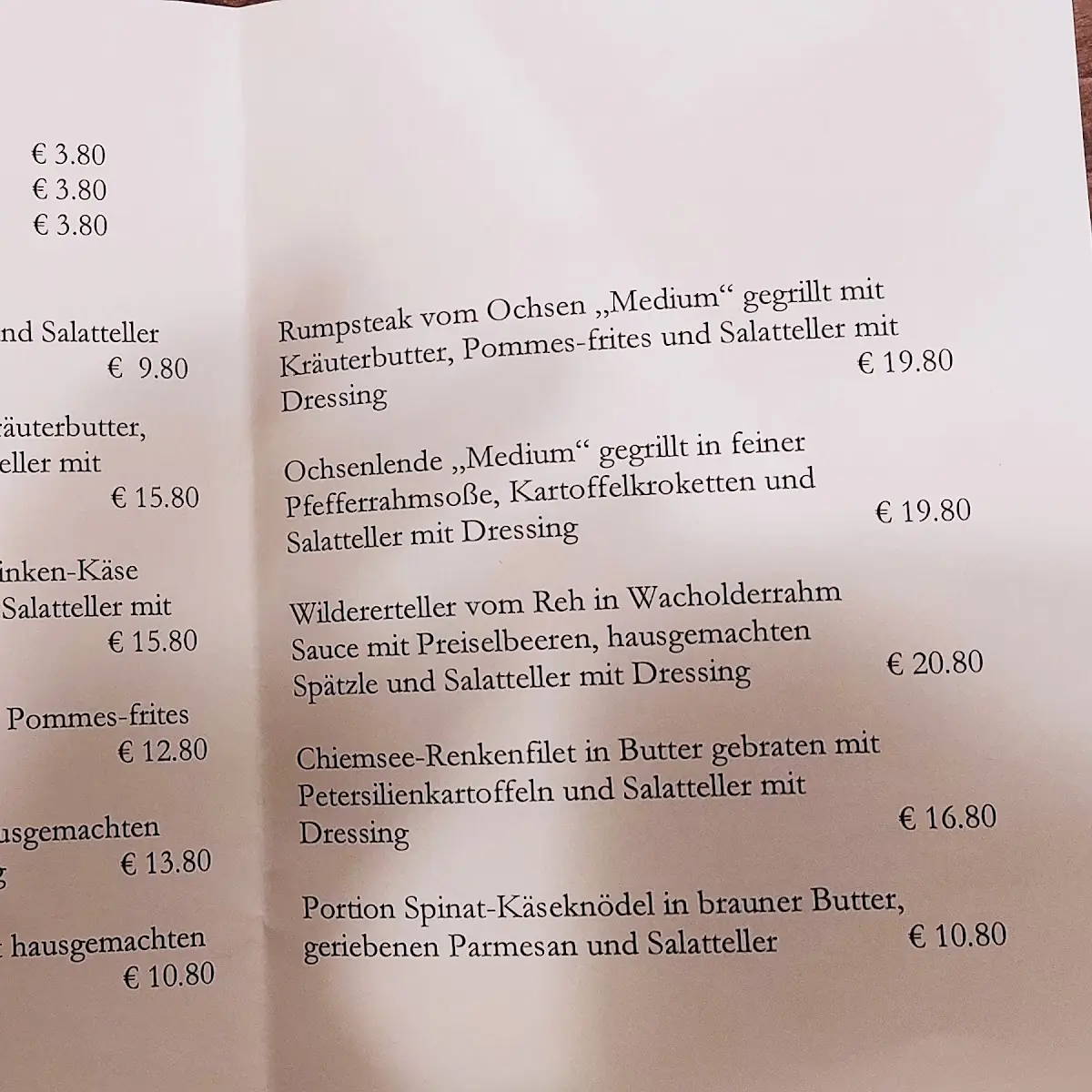 Speisekarte photo 3