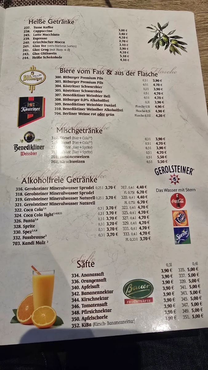 Speisekarte photo 1