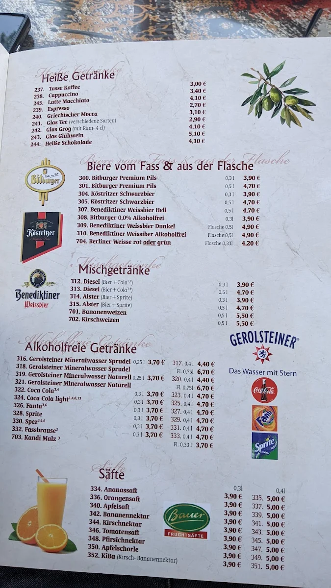 Speisekarte photo 2