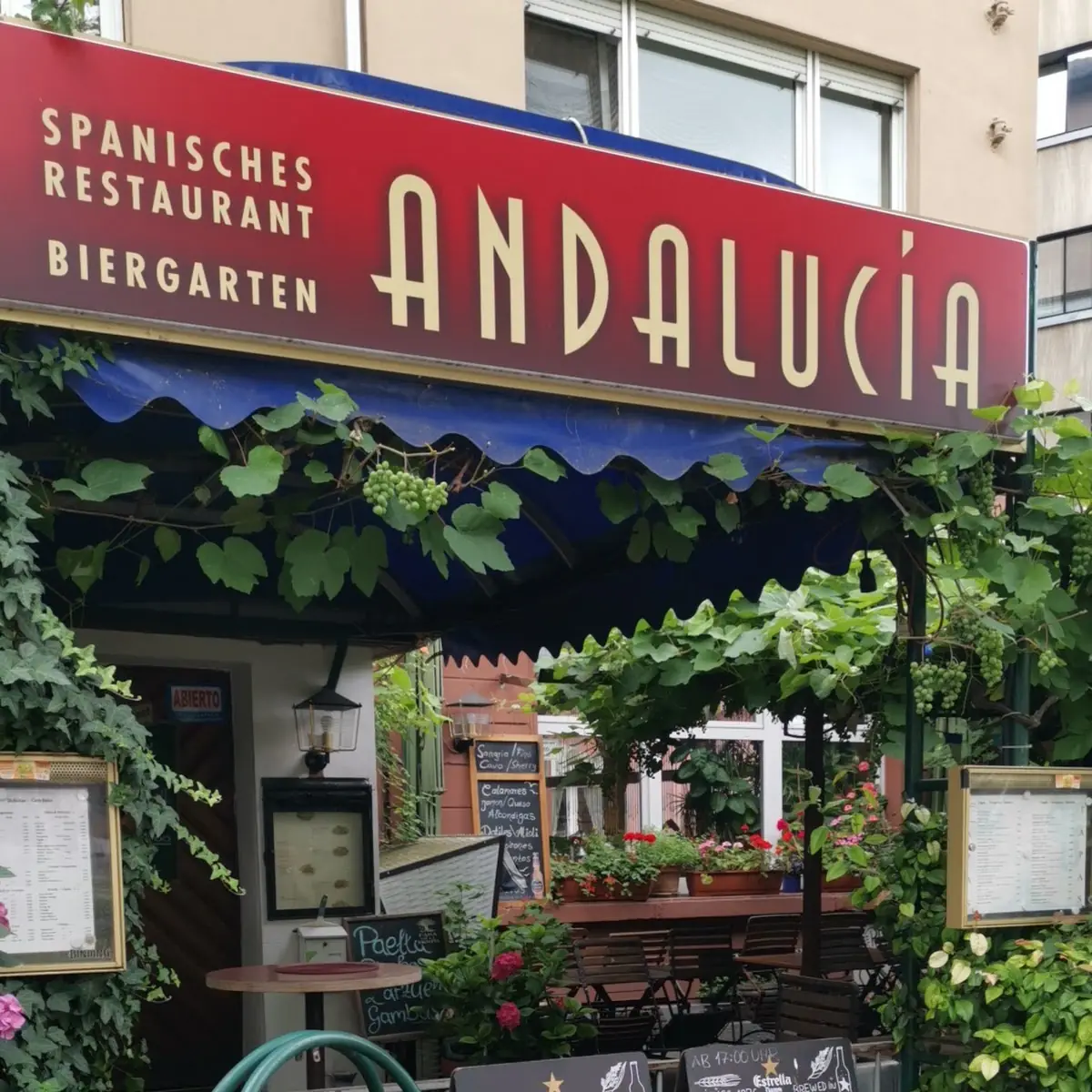 Speisekarte, Restaurante Andalucia - Mannheim