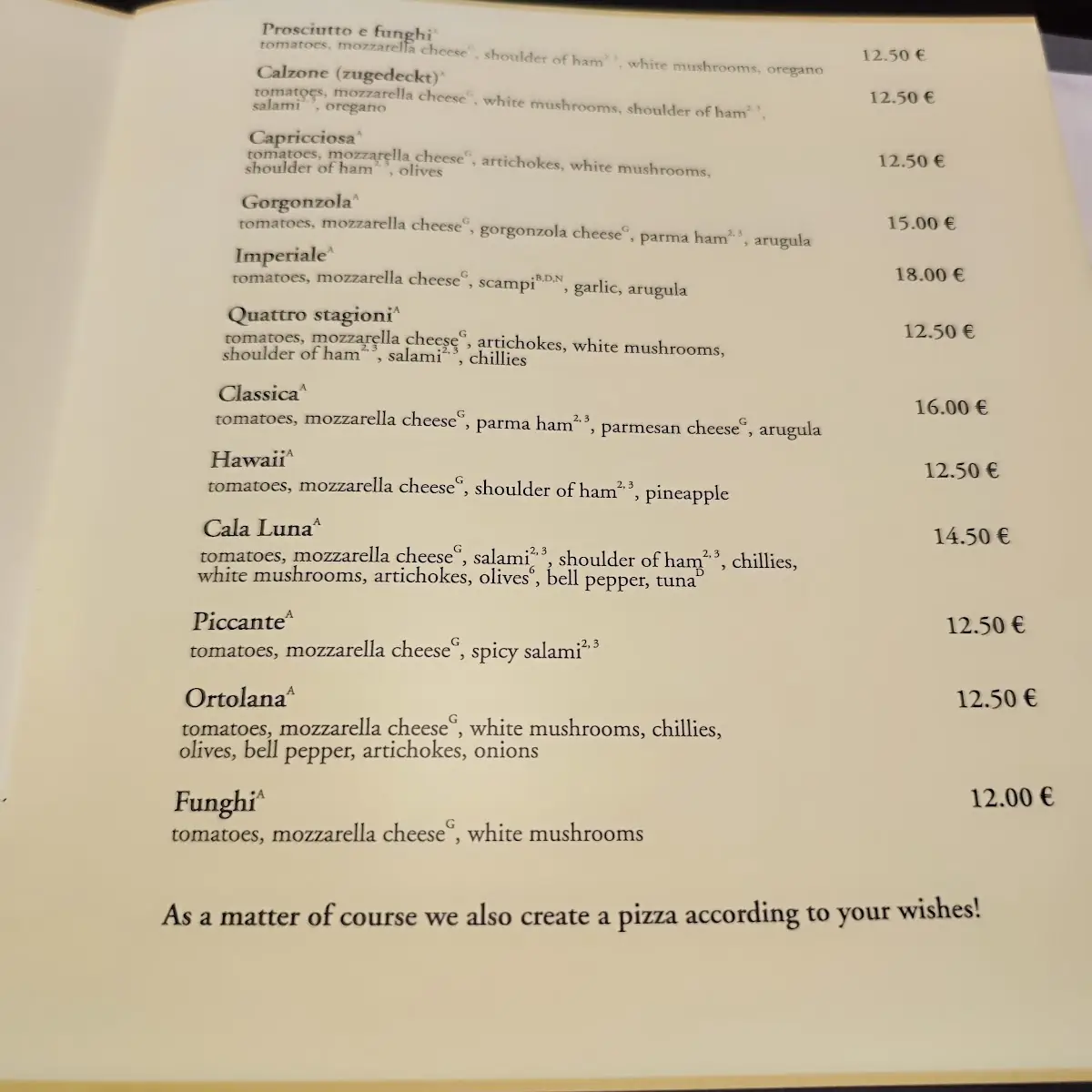 Speisekarte photo 6