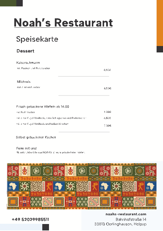 Speisekarte photo 6