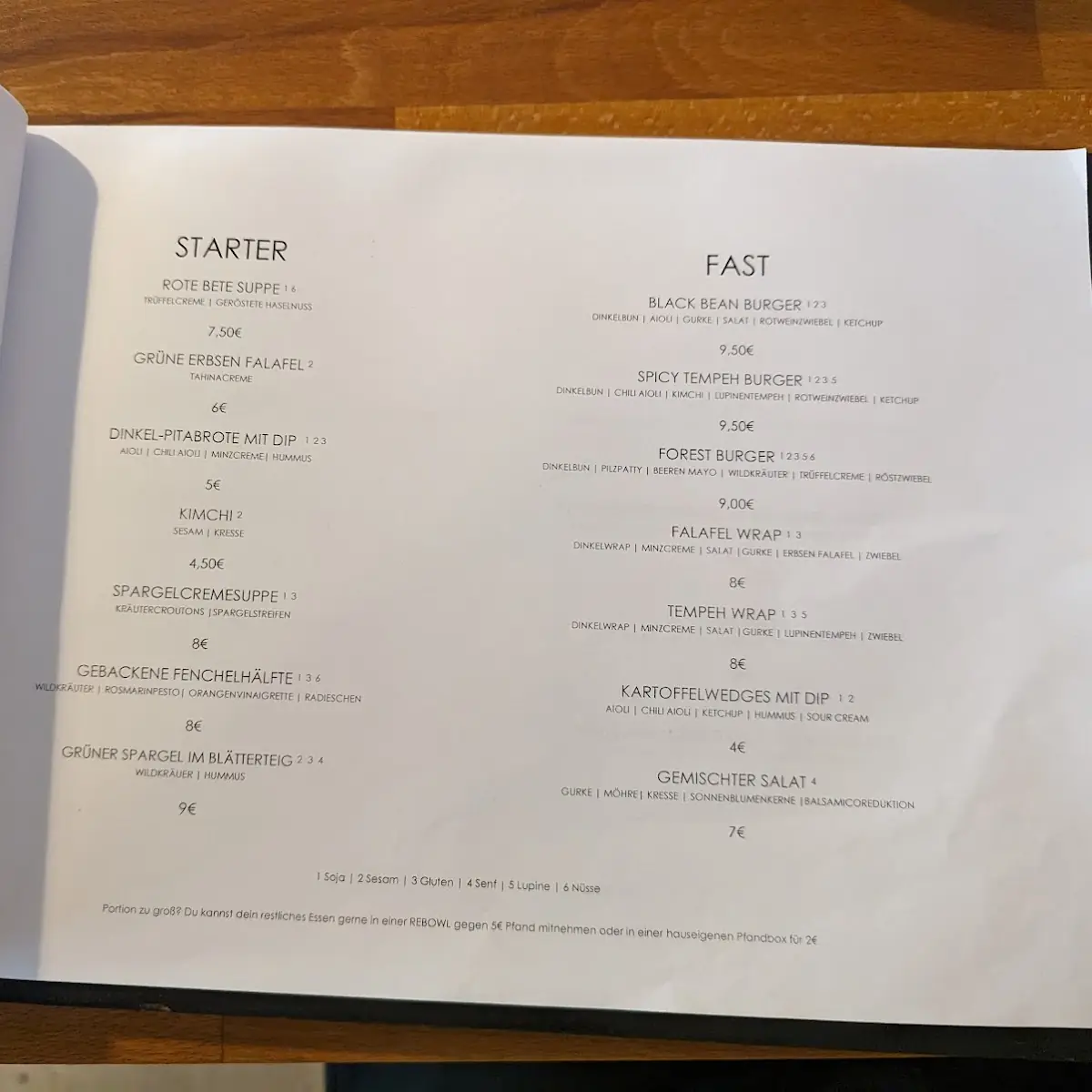 Speisekarte photo 6