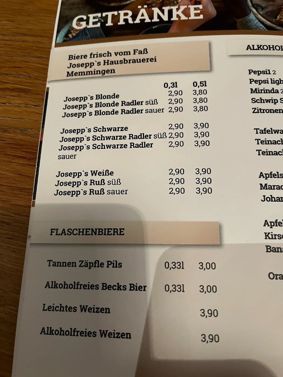 Speisekarte photo 2