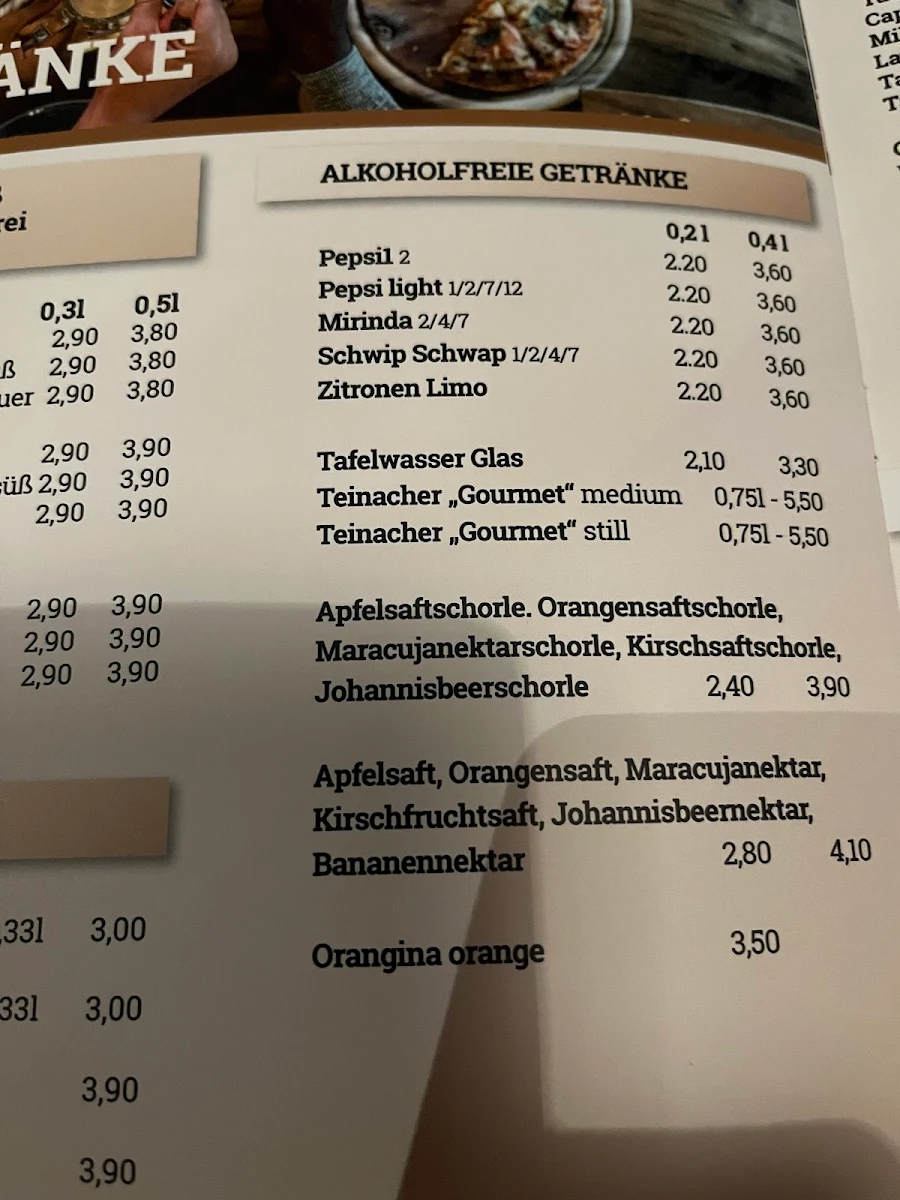 Speisekarte photo 3