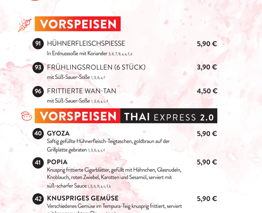 Speisekarte photo 2