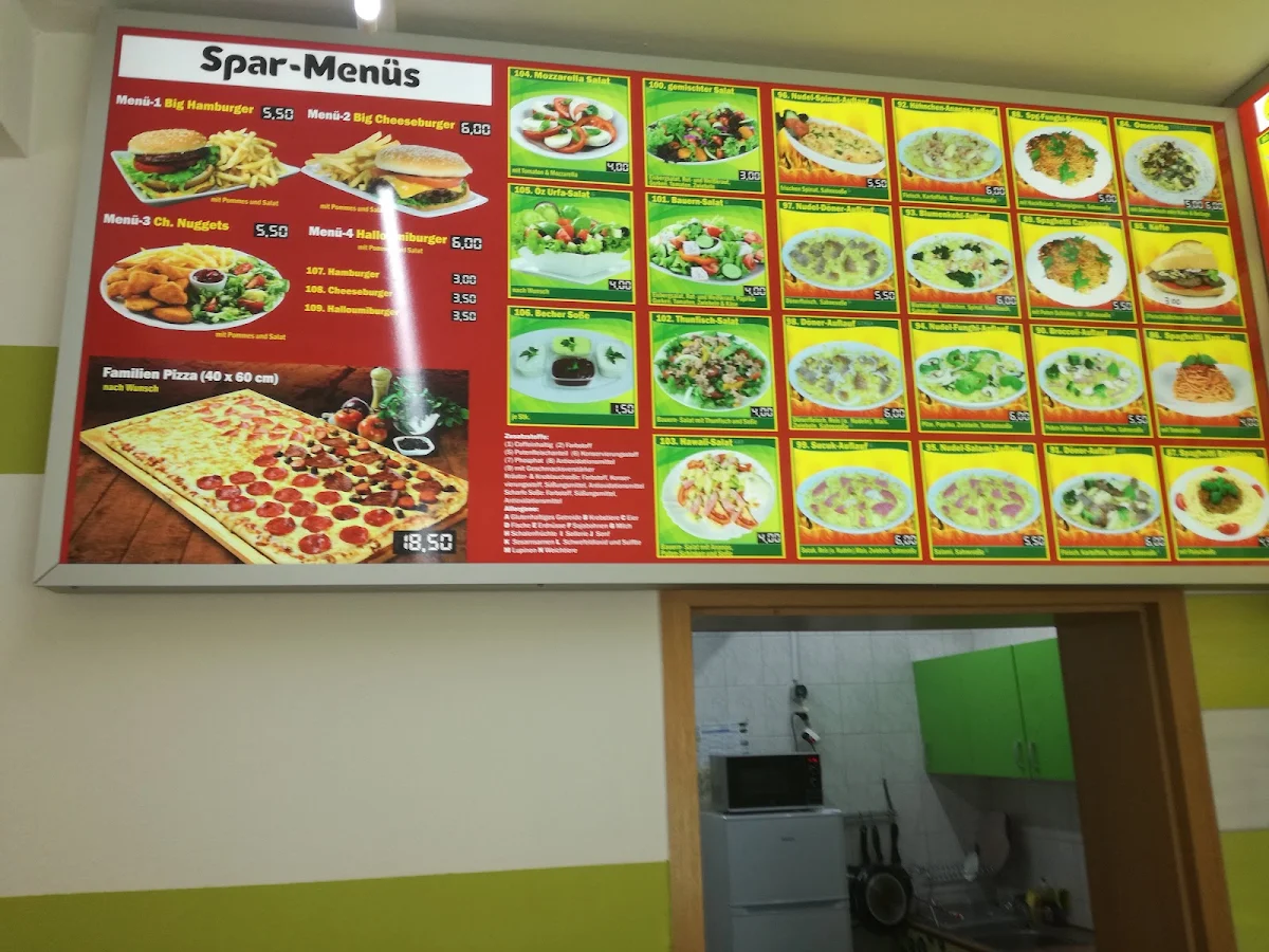 Speisekarte, Bistro Öz Urfa 2