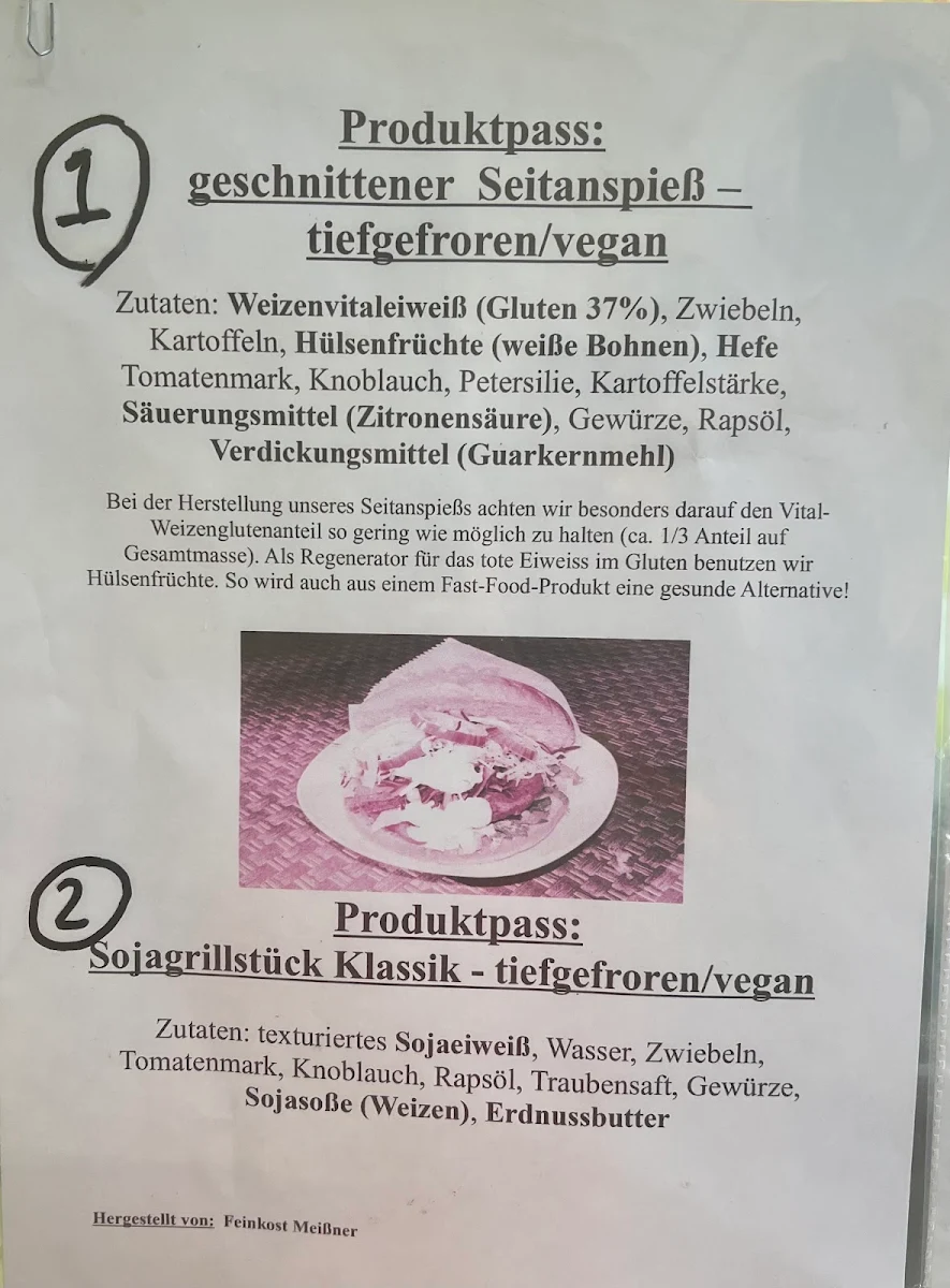 Speisekarte, Bistro Öz Urfa 2