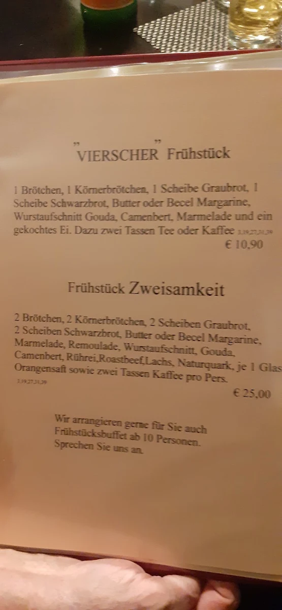 Speisekarte, Aufgegabelt